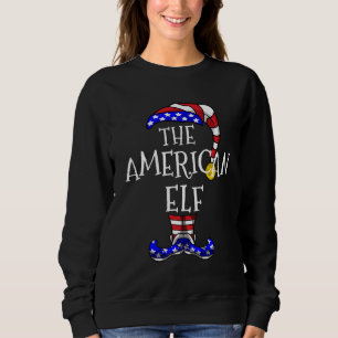 Sweatshirt American Elf Family Christmasmatch Pajama Usa U