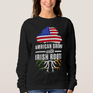 Sweatshirt American Grosse Avec Des Racines Irlandaises USA I