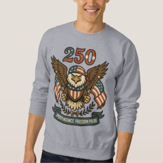 Sweatshirt Amérique 250 Aigle chauve Patriotique 