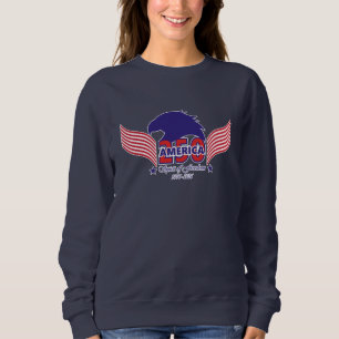 Sweatshirt Amérique 250e-Esprit de Liberté-Modifiable-Sur Fon