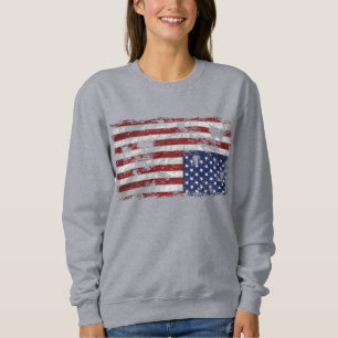 Sweatshirt Amérique en détresse - À l'envers du drapeau