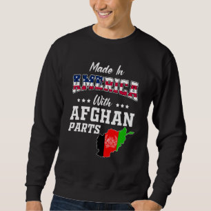 Sweatshirt Amérique pièces afghanes Afghanistan carte drapeau