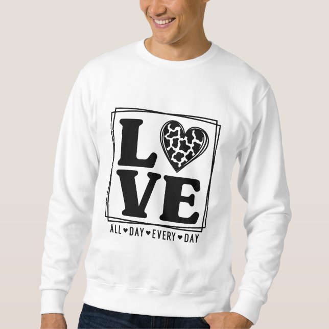 Sweatshirt Amour (Devant)