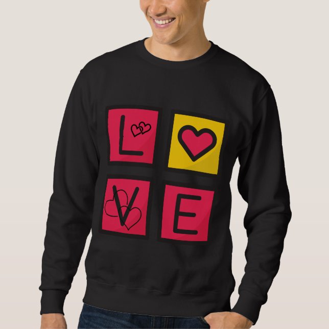 Sweatshirt amour (Devant)
