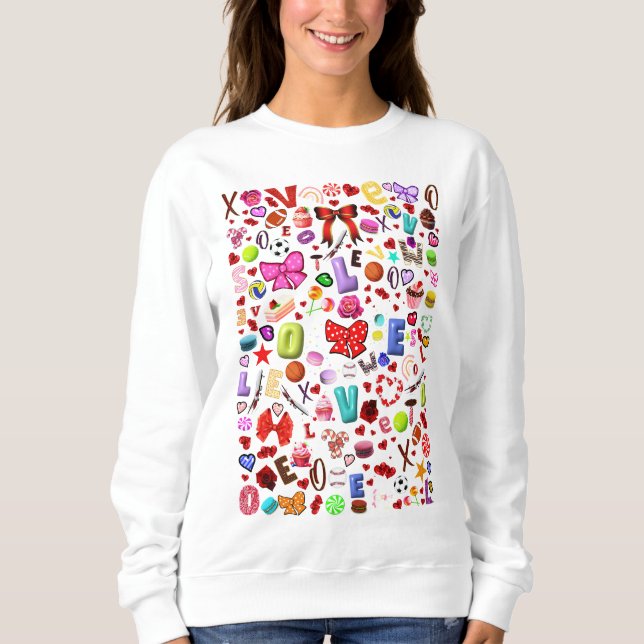 Sweatshirt Amour (Devant)