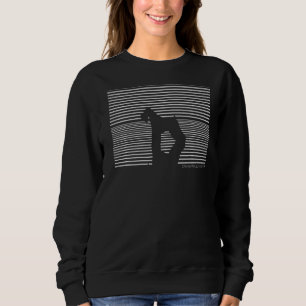 Sweatshirt Amour Chien Schnauzer Miniature