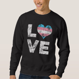 Sweatshirt Amour Coeur Gay Drapeau communautaire Fierté Tr