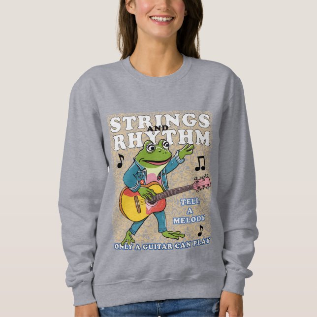 Sweatshirt amoureux de musique (Devant)