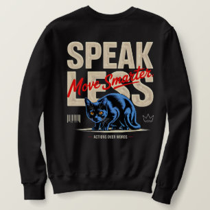 Sweatshirt Amoureux des chats Gras Citation intelligente