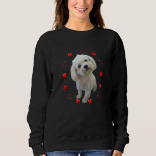 Sweatshirt Amoureux des chiens Coeur amoureux Maltais Propri