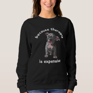 Sweatshirt Amusant Pitbull Chiot Propriétaire Designs Et Chie