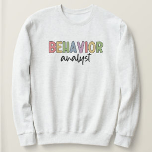 Sweatshirt Analyste du comportement BCBA Thérapiste du compor
