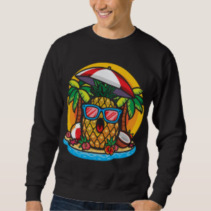 Sweatshirt Ananas Tropical Hawaiian Pineappy Lover Sungla