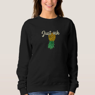 Sweatshirt Ananas vintage À L'HAUT, Demandez-Le À Un Cygne Su