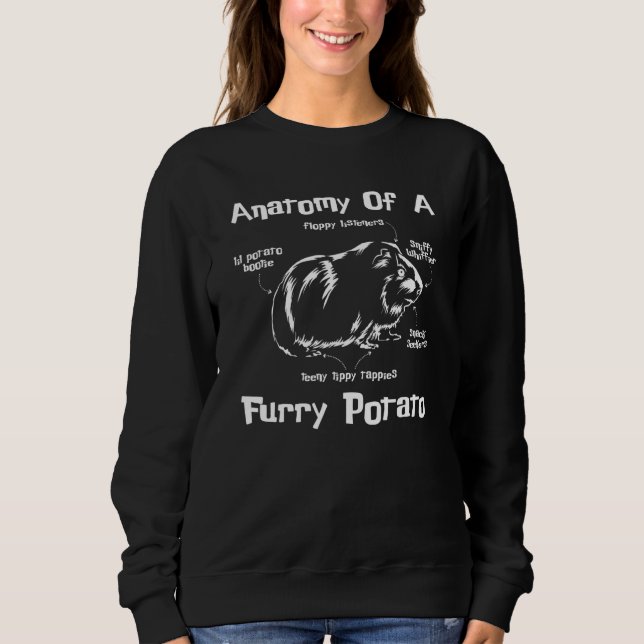 Sweatshirt Anatomie D'Une Pomme De Terre Fourrure De Cochon D (Devant)