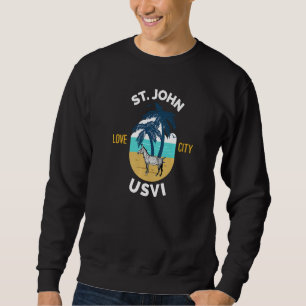 Sweatshirt Âne sauvage de St. John Îles Vierges américaines s