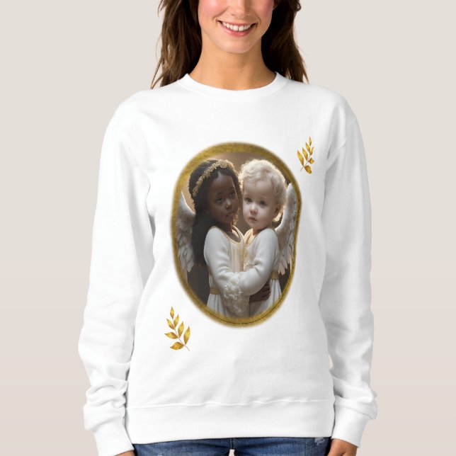 Sweatshirt ange-bébé (Devant)