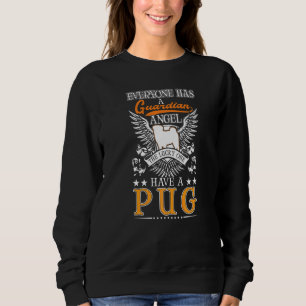 Sweatshirt Ange gardien Pug