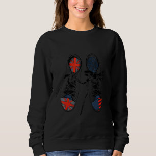 Sweatshirt Anglais Anglais Américain Chaussures Vintage Pair 