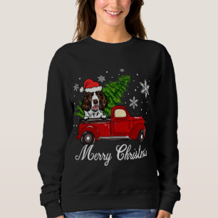 Sweatshirt Anglais Springer Spaniel Chien équitation Camion R