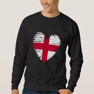 Sweatshirt Angleterre Coeur Angleterre Drapeau Angleterre Pri