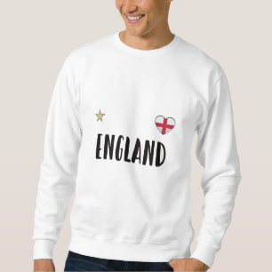 Sweatshirt Angleterre Fan Shirt Anglais Drapeau