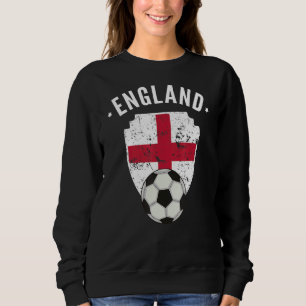 Sweatshirt Angleterre Football Angleterre Drapeau Football An