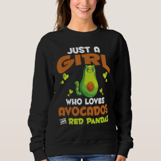 Sweatshirt Animal de zoo juste une fille qui aime les avocats