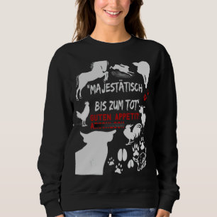 Sweatshirt Animal Love Vegan Vegetarian Peace Valeur Présenta