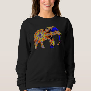 Sweatshirt Animal Welfare Elephant Silhouette Motif Filli