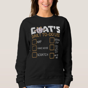 Sweatshirt Animaux de chèvre Chèvre Lady Rancher Agriculture 