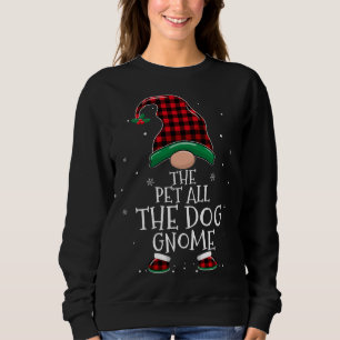 Sweatshirt Animaux Tous Les Chiens Plaid Gnome Famille Corres