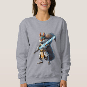 Sweatshirt Anime Samouraï Écureuil Guerrier