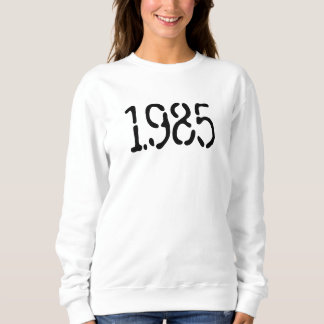 Sweatshirt Année de naissance | Typographie à effet de saigne