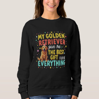 Sweatshirt Anniversaire drôle Chien Retriever doré