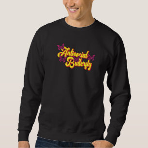 Sweatshirt Anti Social Club PAPILLON ANTISOCIAL Introverti