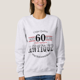 Sweatshirt Antique, design Vintage   60e anniversaire