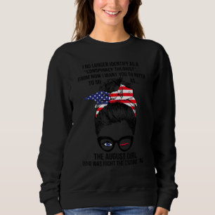 Sweatshirt Août Fille Je Ne M'Identifie Plus Comme Une Conspi