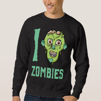 Sweatshirt Apocalypse Zombie J'aime les Zombies