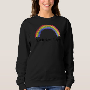 Sweatshirt Appréciation de l'enseignant Enseigner l'amour Ins