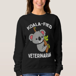 Sweatshirt Appréciation des vétérinaires Koalafied École vété