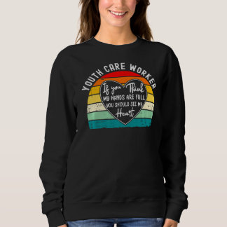 Sweatshirt Appréciation du travailleur en soins de jeunesse V