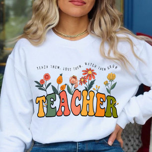 Sweatshirt Apprenez-Leur À Les Aimer À Les Regarder Croître.