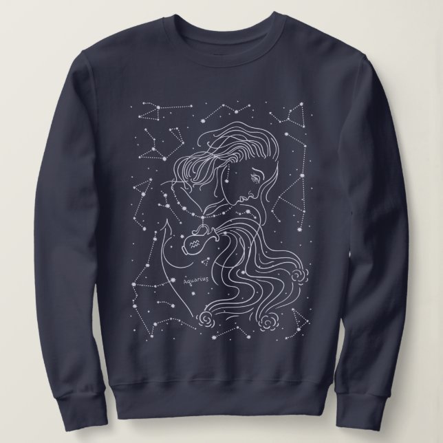 Sweatshirt Aquarius (Design devant)
