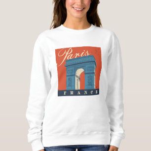 Sweatshirt Arc de Triomphe Paris, France