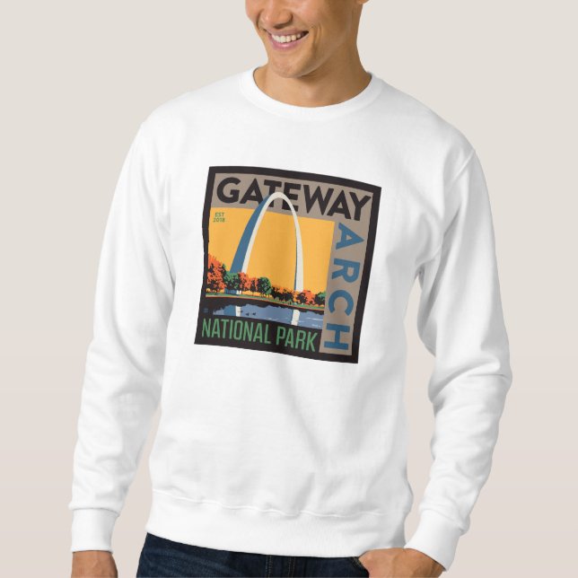 Sweatshirt Arche de passerelle | St. Louis, Missouri (Devant)