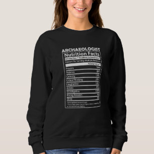 Sweatshirt Archéologie ancienne Nutrition Fiches archéologiqu