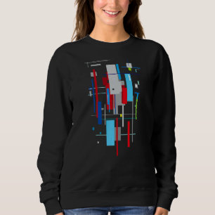 Sweatshirt Architecte minimal Motif Futurisme Abstrait