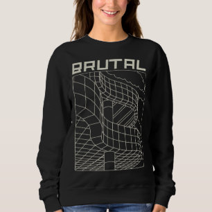 Sweatshirt Architecture brutaliste brutale Architecte du mili