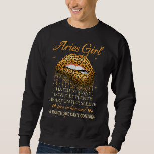 Sweatshirt Aries Queen Afro Girl Zodiac Signes Anniversaire 1